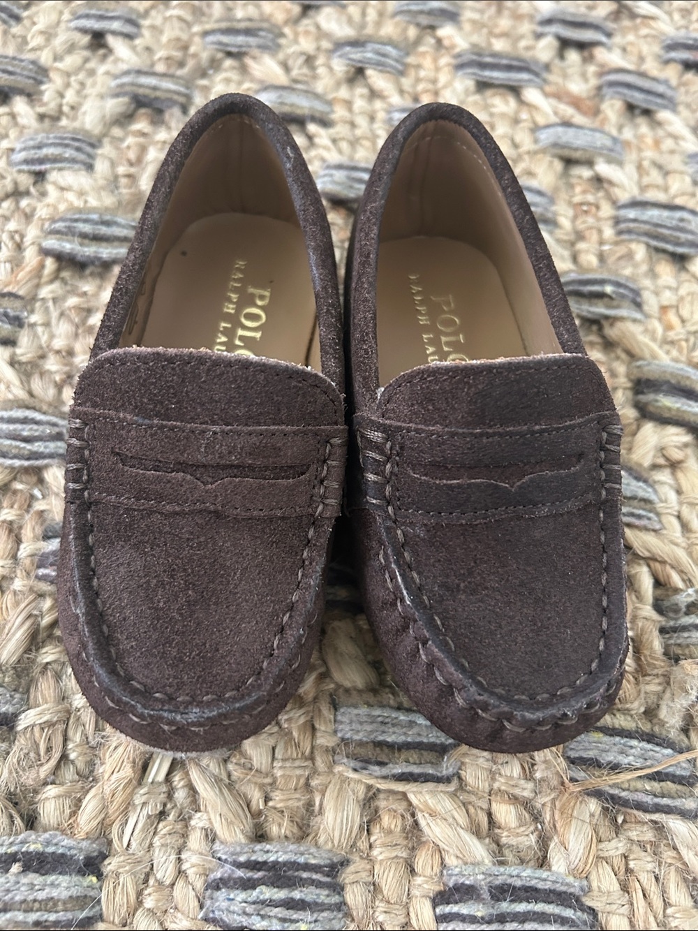 Polo Ralph Lauren Brown Suede Loafers - Picture 2 of 5